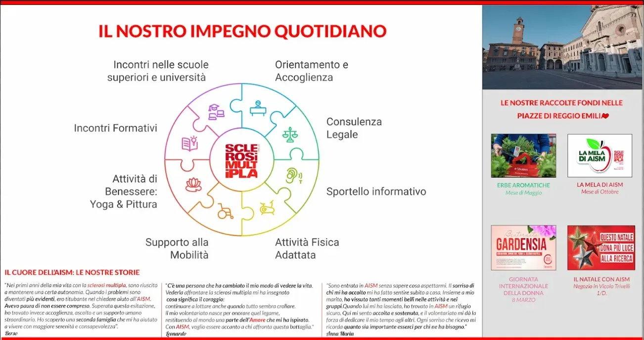 AISM Reggio Emilia — Explosion of Colors brochure